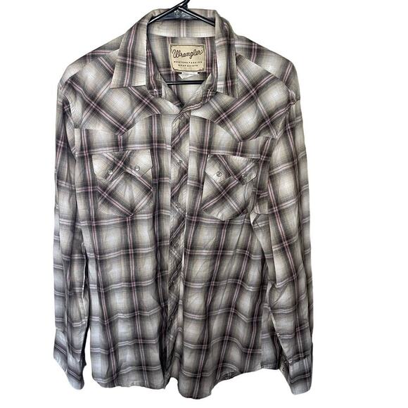 Wrangler Other - Wrangler Western Snap Shirts size Large
